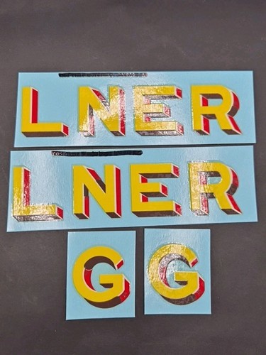 Gauge lner yellow transfers - gauge,